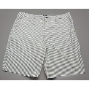 Hurley Mens Phantom Kendrick Hybrid Shorts 36 Gray White Striped